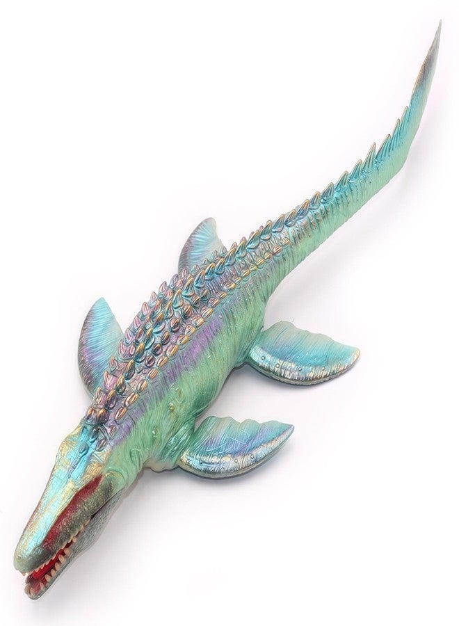Higherbros Mosasaurus Shark Toys with Openable Jaws 11" Ocean World Realistic Marine Animal Creature Action Figure, Great for Bath Toys, Birthday Gifts for Kids - Image 2